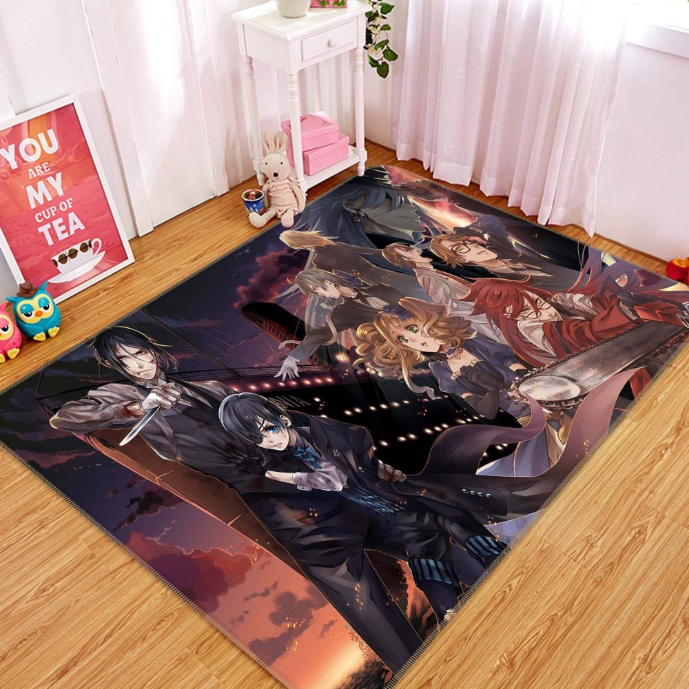 Black Butler Anime 9 Carpet Area Rug