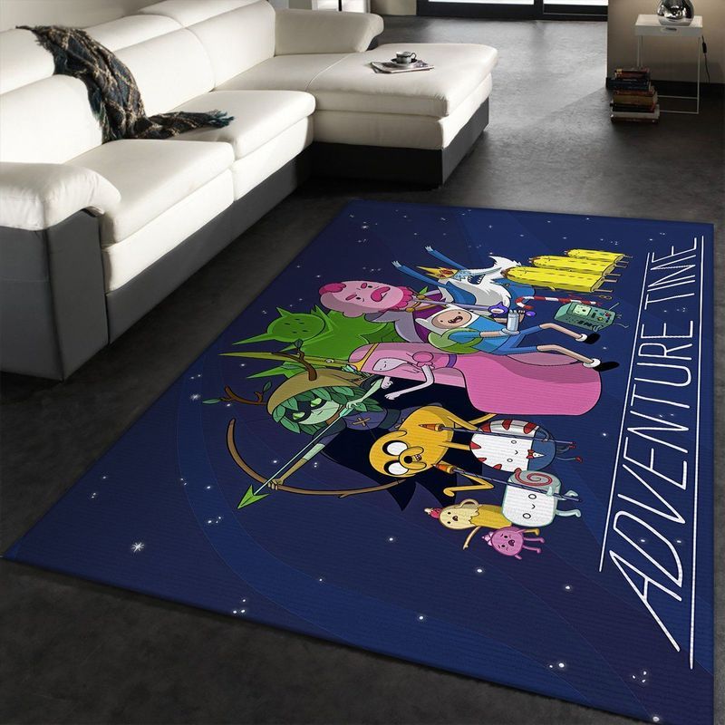 Adventure Time Cartoon Series Tv Movies Shows Carpet Area Rug