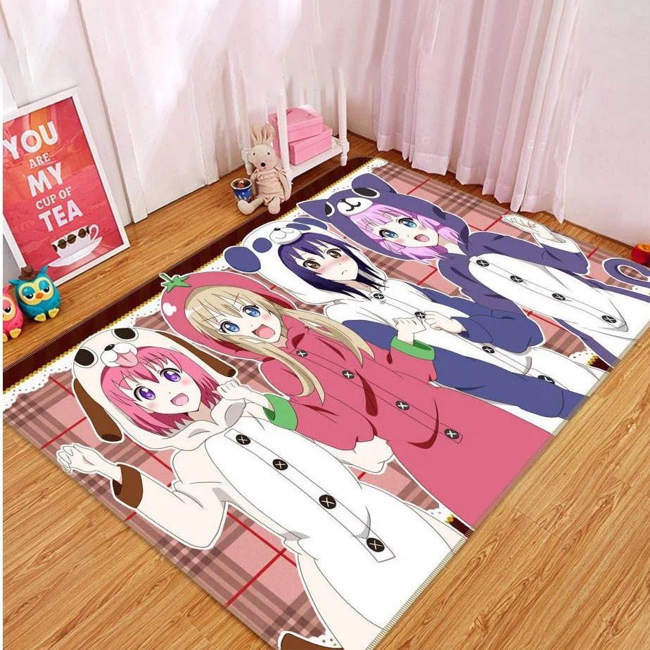 Yuruyuri Anime 5 Carpet Area Rug