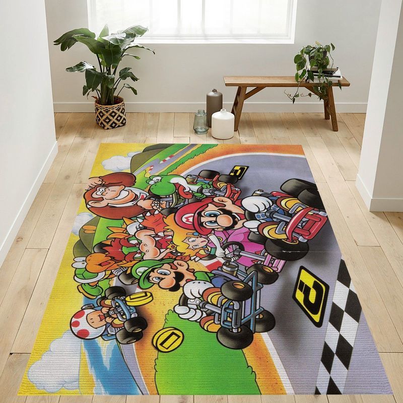 Super Mario 46 Carpet Area Rug