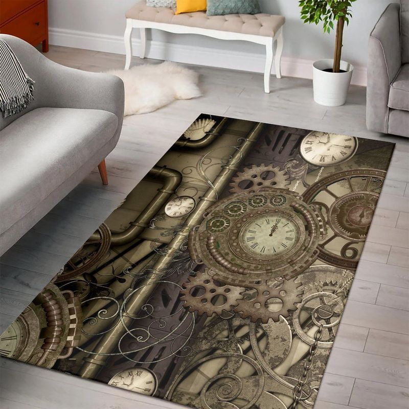 Steampunk Design Music Carpet Area Rug