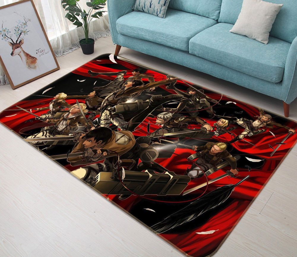 Attack On Titan Anime 6 Carpet Area Rug