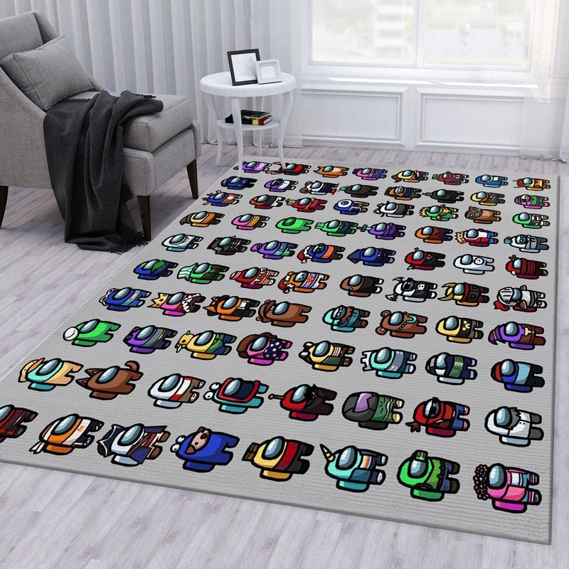 Among Us Ver8 Gaming Carpet Area Rug