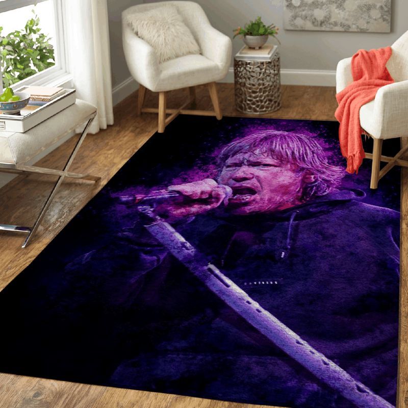 Bruce Dickinson Iron Maiden Band Skill Pop Art Carpet Area Rug