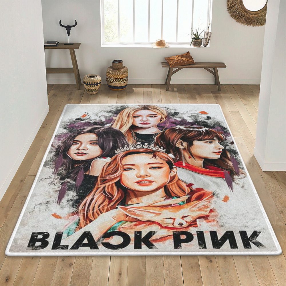 Blackpink Music Band Carpet Area Rug