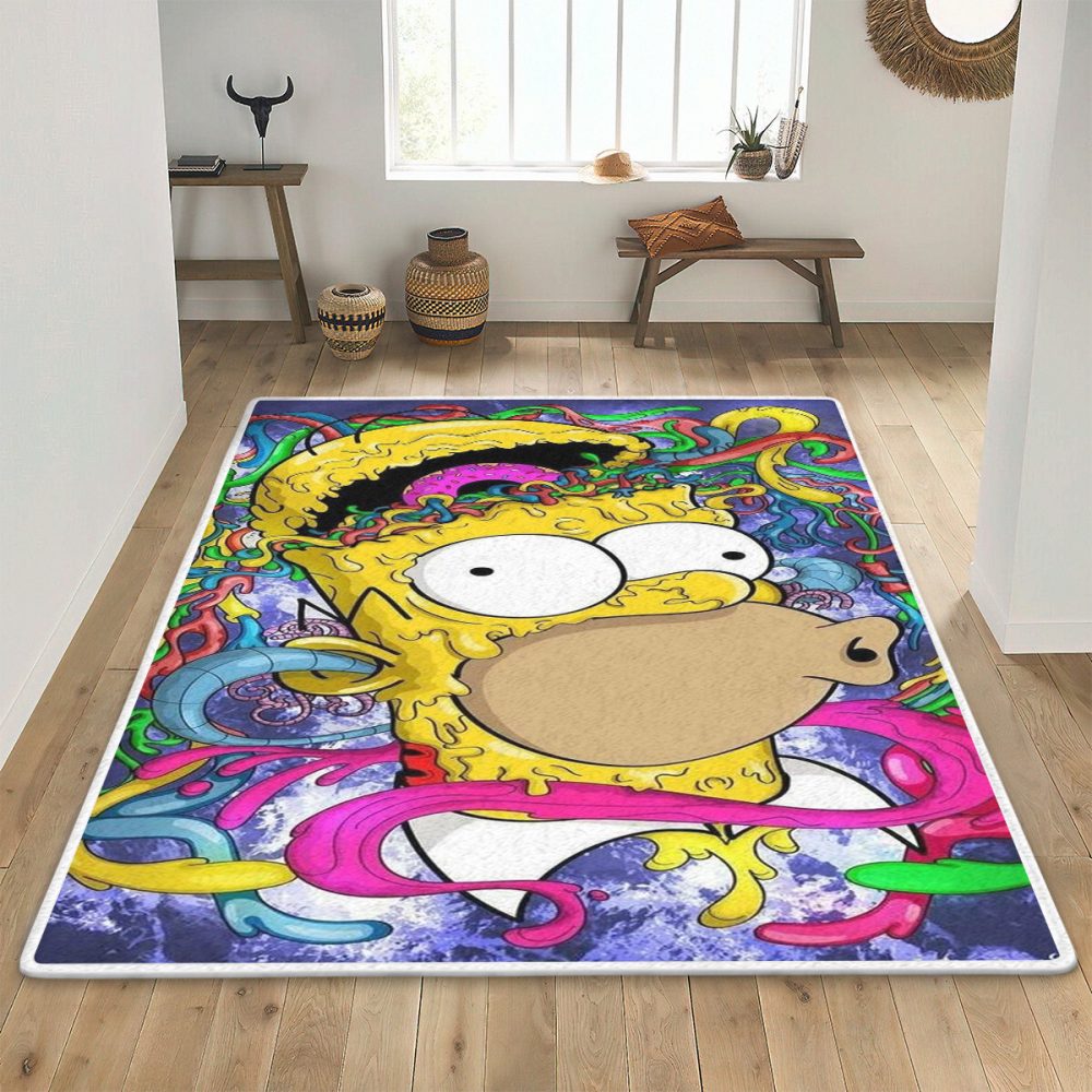 The Simpsons Painting Art Carpet Area Rug