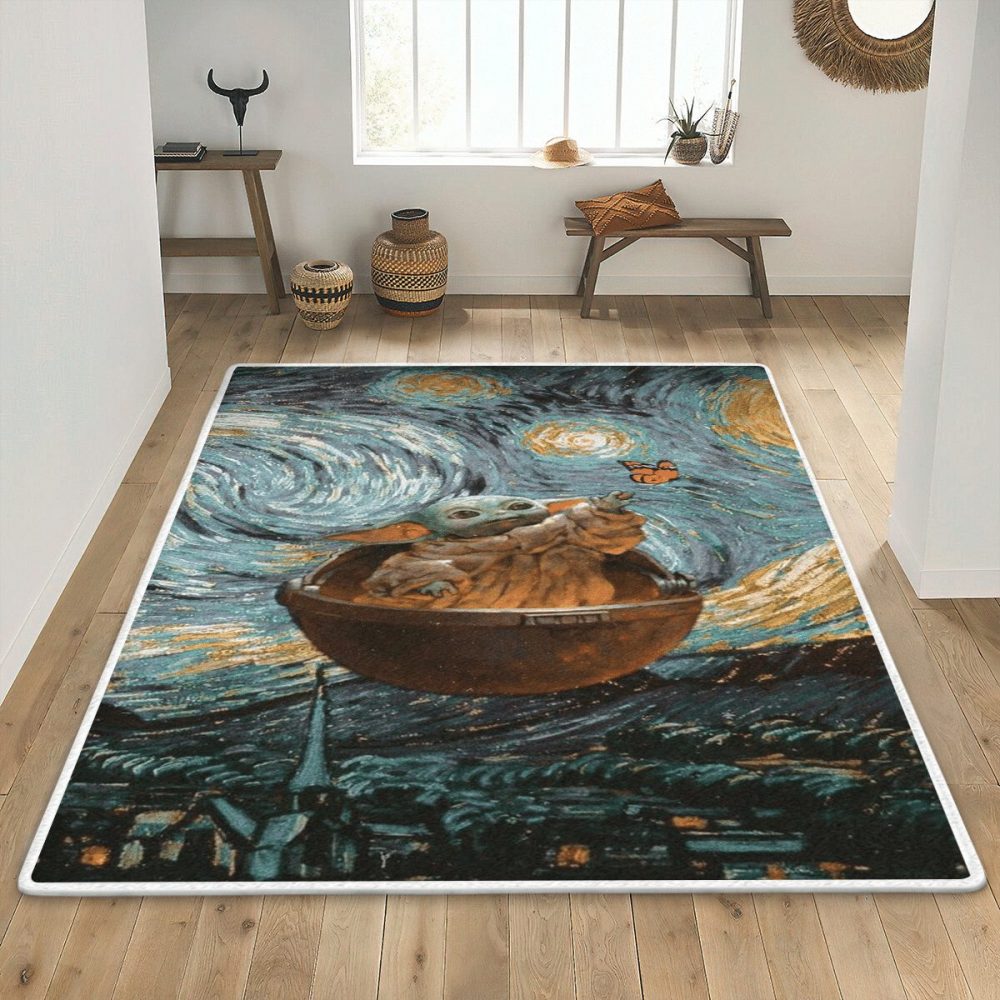 Star Wars Mash Up Starry Night Carpet Area Rug