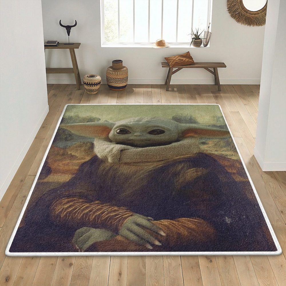 Star Wars Baby Yoda Lisa Carpet Area Rug
