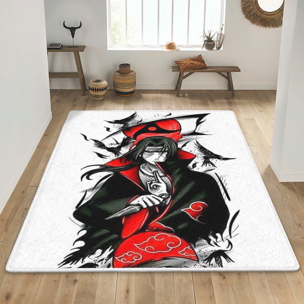 Uchiha Itachi Carpet Area Rug 2