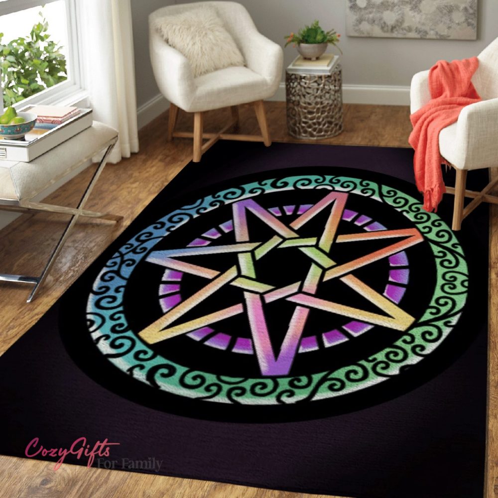 Wicca Fairy Star Carpet Area Rug