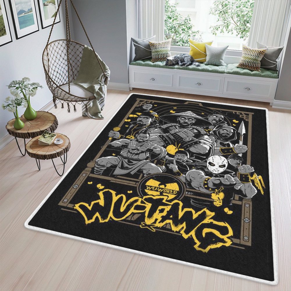 Wu tang Clan Band Hip Hop Gift Fan Carpet Area Rug