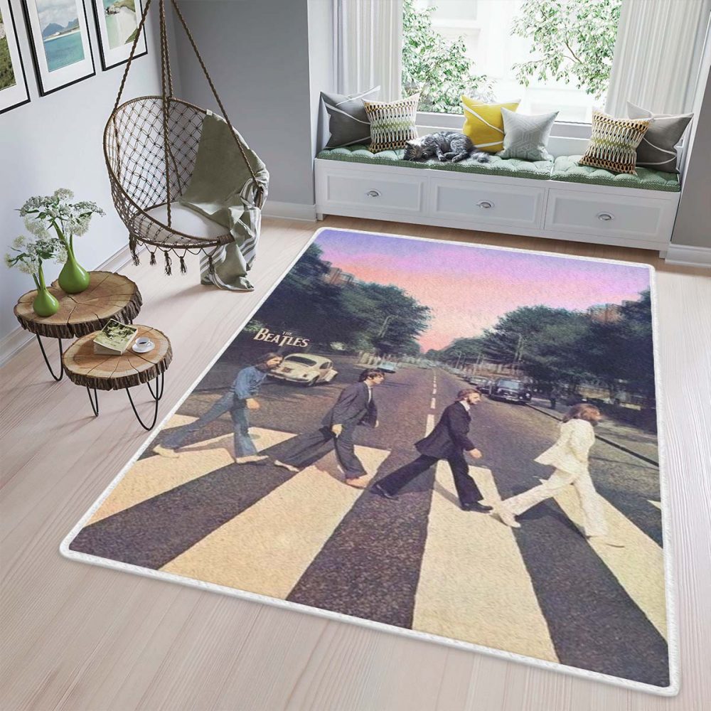 The Beatles Music Band 3 Carpet Area Rug