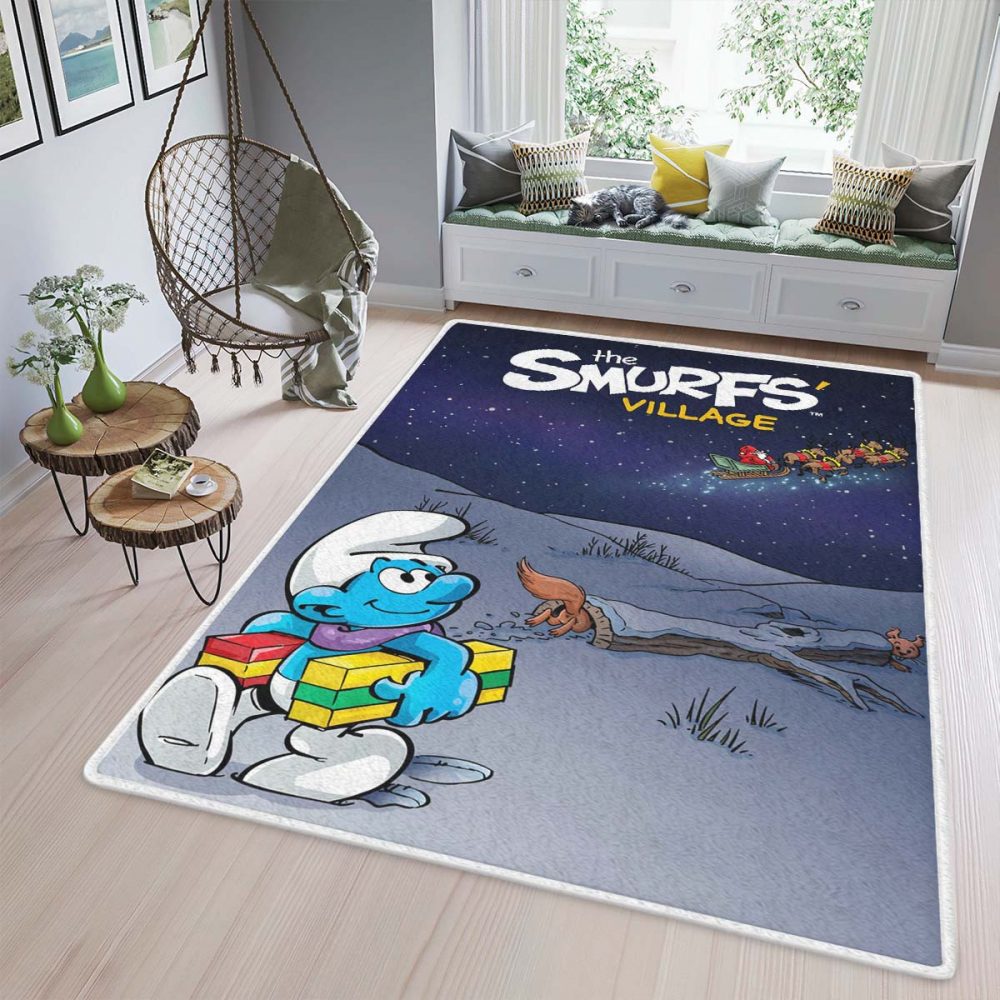 The Smurfs 4 Carpet Area Rug