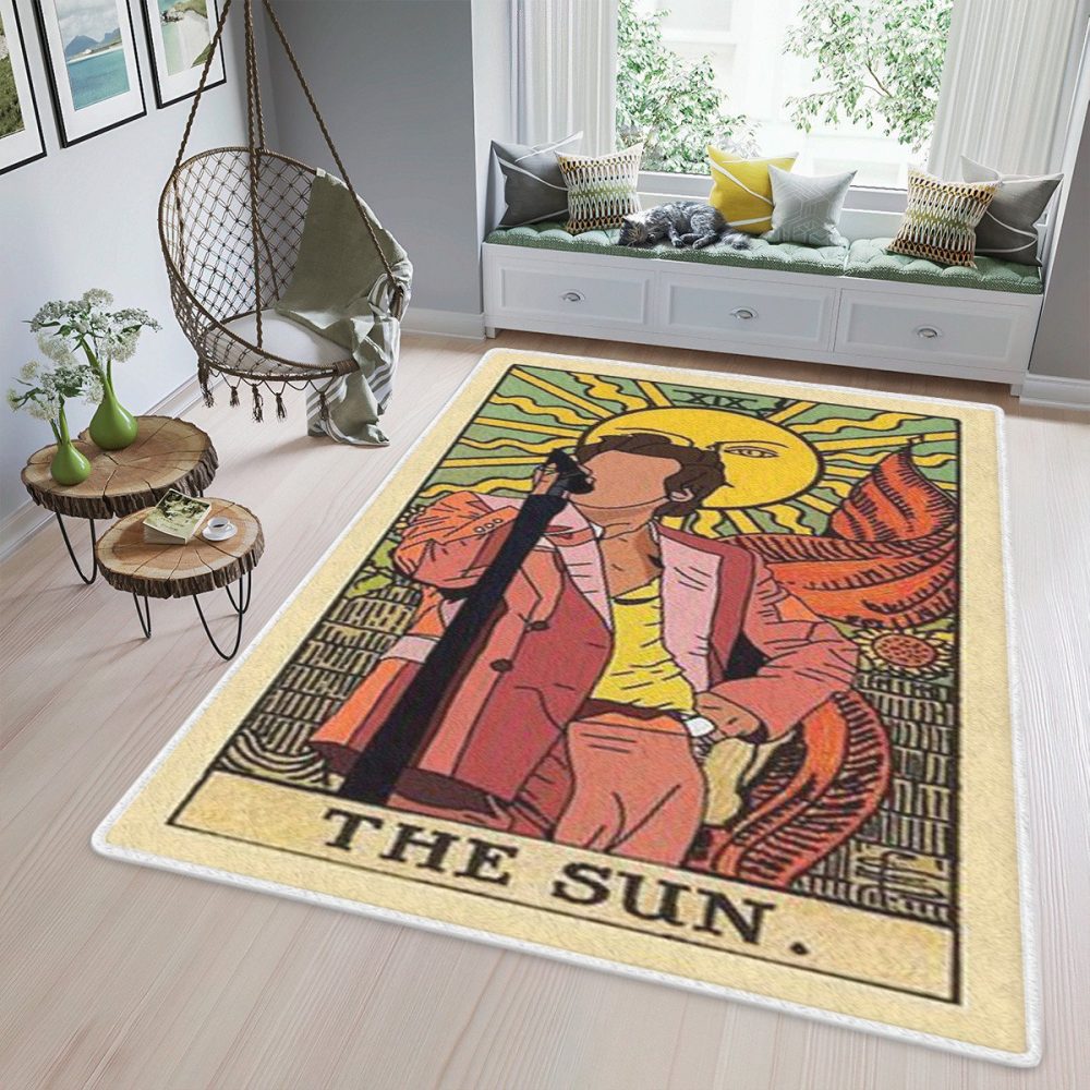 A Card The Sun Christmas Gift Carpet Area Rug