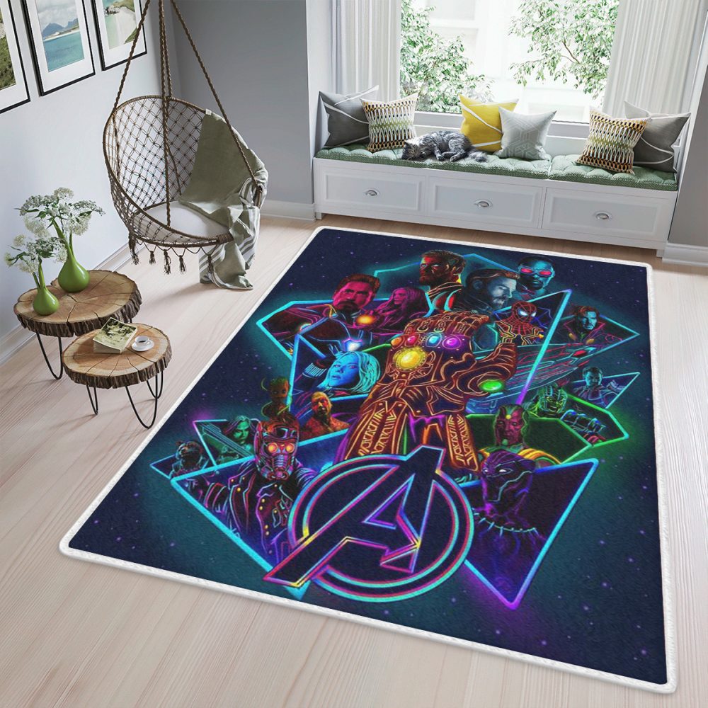 The Avengers Marvel Comics Galaxy Christmas GiftThe Avengers Marvel Comics Carpet Area Rug