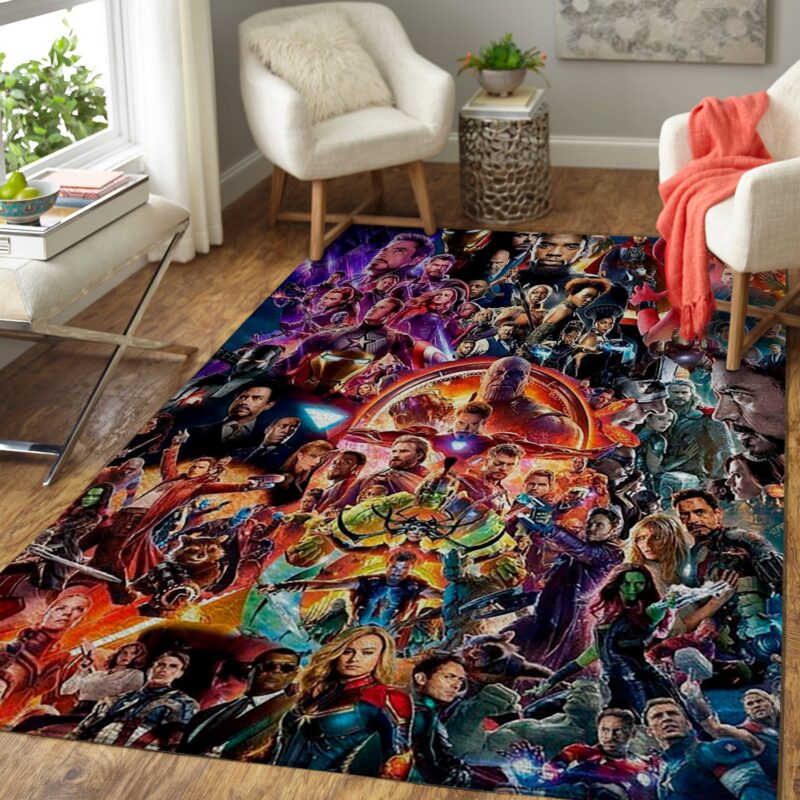 Alles In Einim Avengers Game Carpet Area Rug