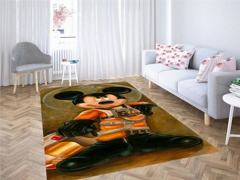 Astronaut Mickey Carpet Area Rug