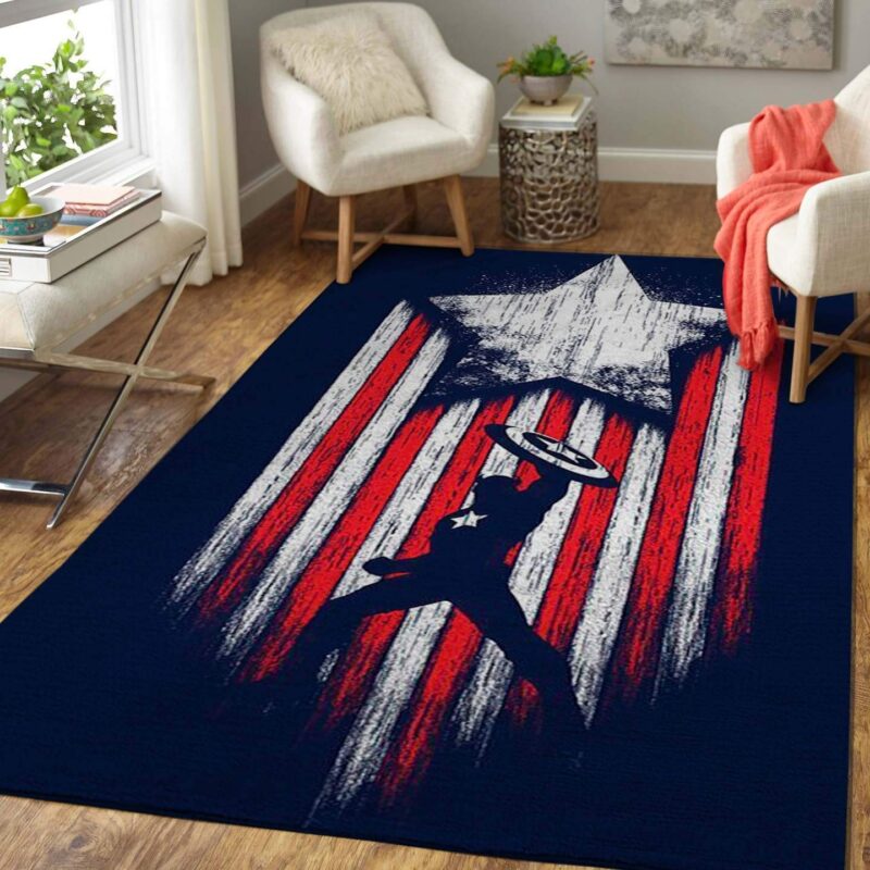 Avengers Marval Captain Carpet Area Rug