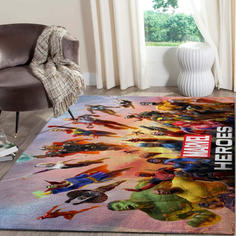 Avengers Marval Superheld Carpet Area Rug 1