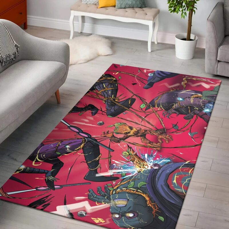 Baby Groot Wachter der Gala Carpet Area Rug