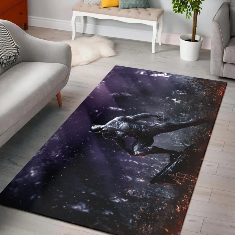 Black Panther Wunder Comics Marv Big Lebowski Carpet Area Rug