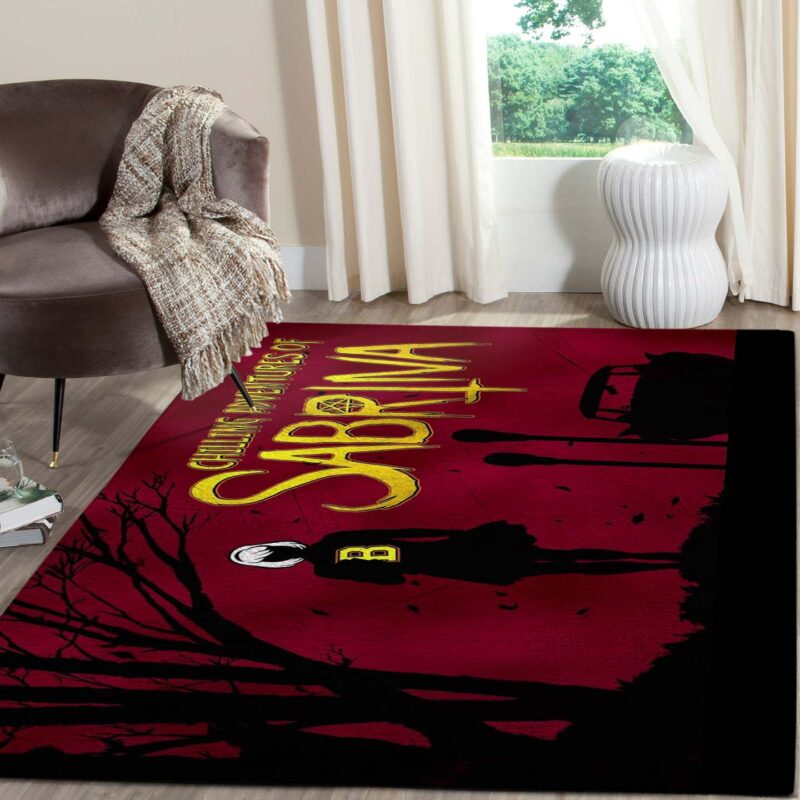 Chillende Abenteuer Von Sabrina Halloween Carpet Area Rug