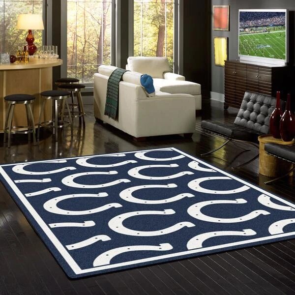 Indianapolis Colts Wiederholen Carpet Area Rug