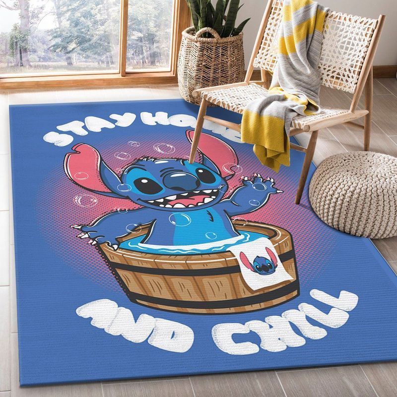 Stitch Stay Home Carpet Area Rug