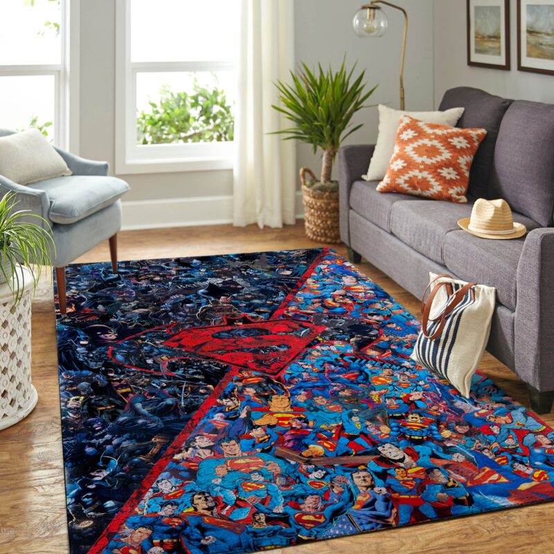 Superman Carpet Area Rug 3