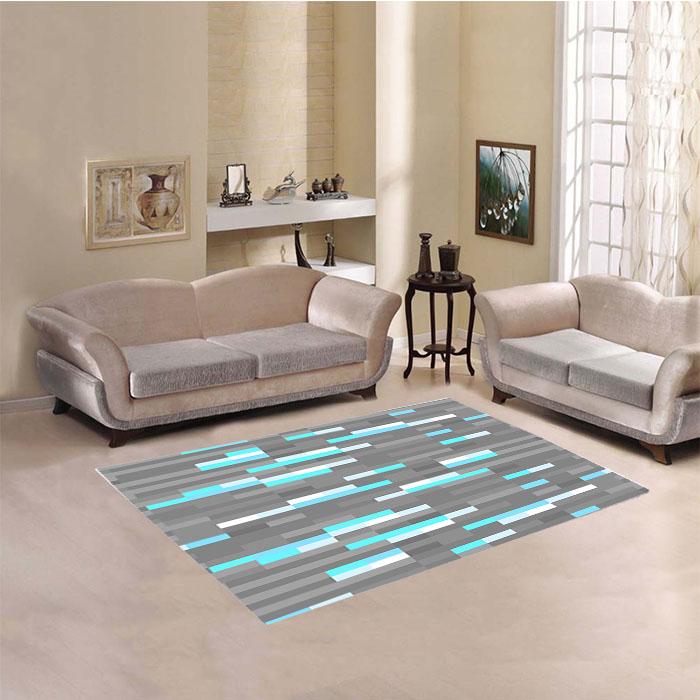 Von Minecraft Inspirierter Erzdiamant Carpet Area Rug