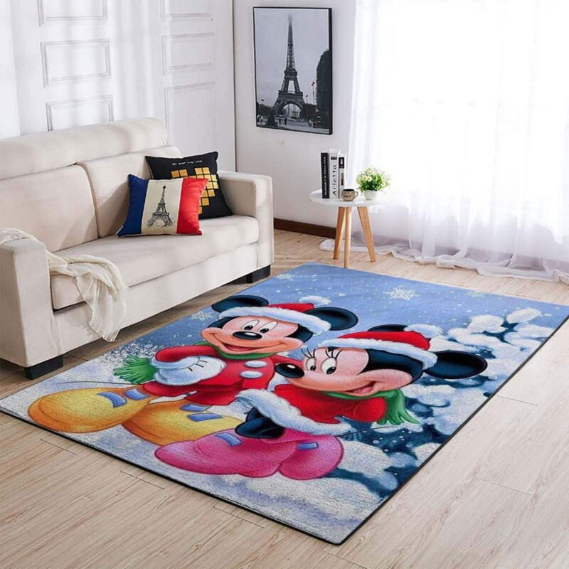 Weihnachten Von Mickey Mouse In Disney Carpet Area Rug