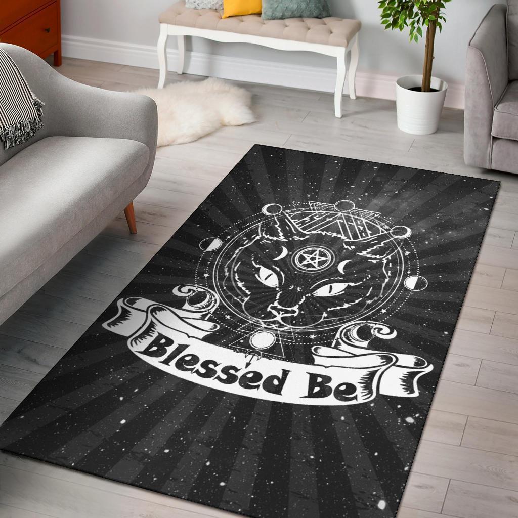 Wicca Cat Carpet Area Rug
