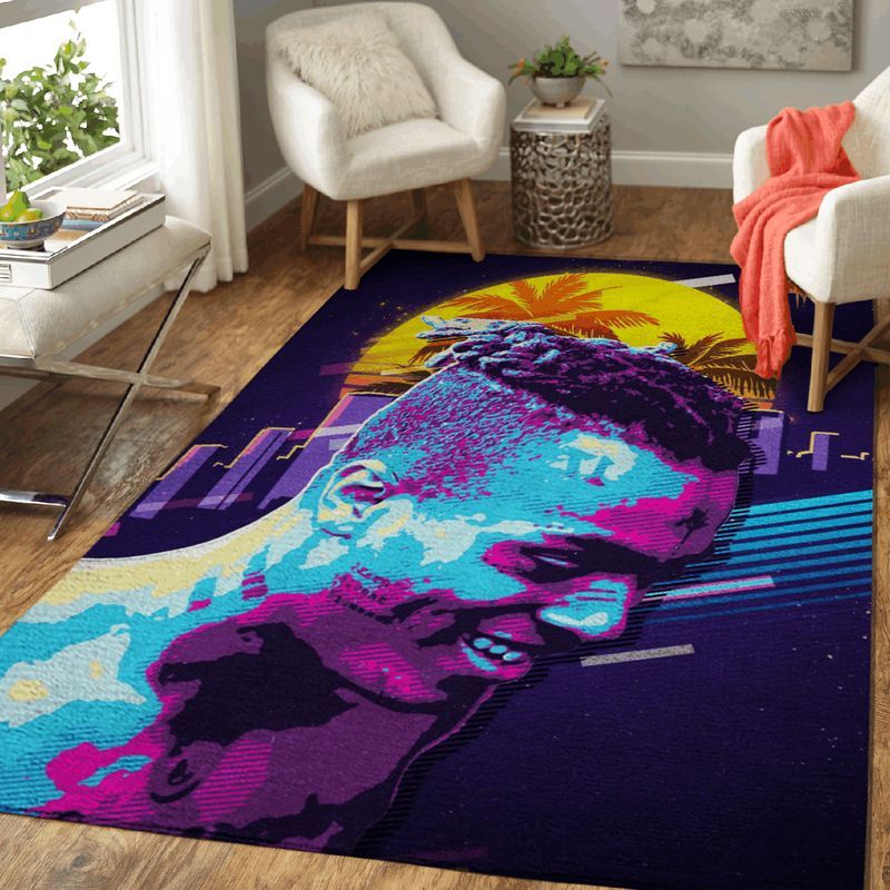 Xxxtentacion The Legend Rapper Pop Art Carpet Area Rug