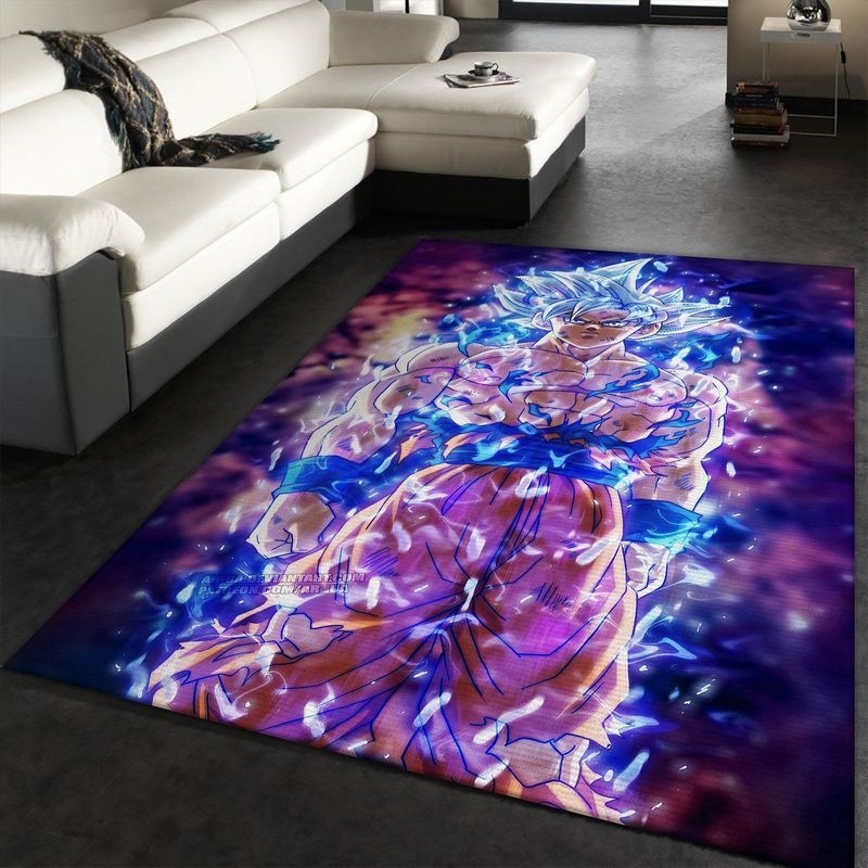 Ultra Instinct Goku Dragon Ball Super Carpet Area Rug