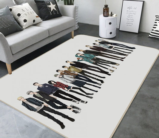 Attack On Titan Anime 11 Carpet Area Rug