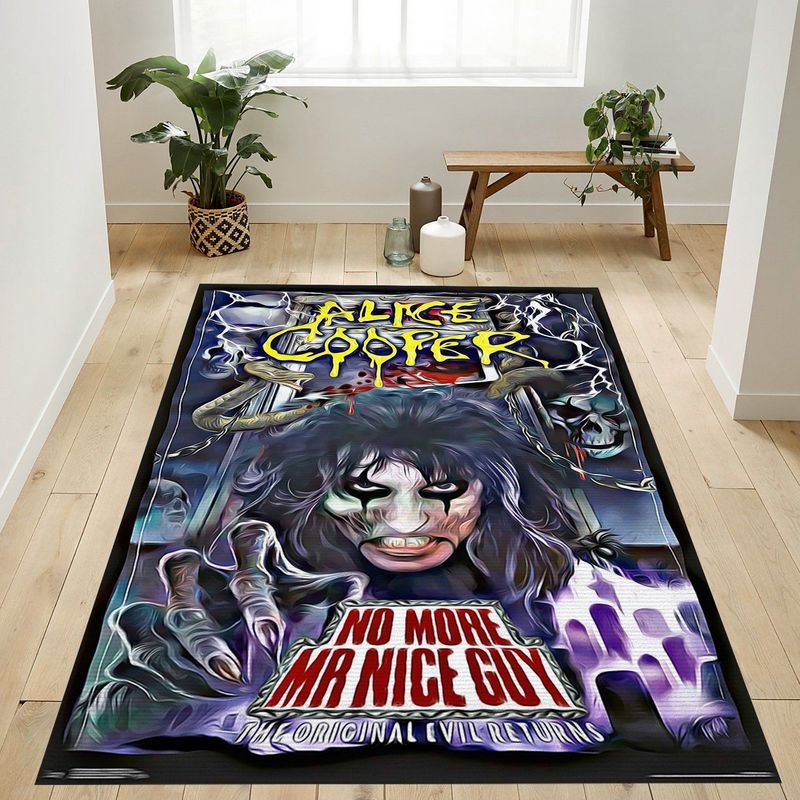 Alice Cooper No More Mr Nice Guy Carpet Area Rug