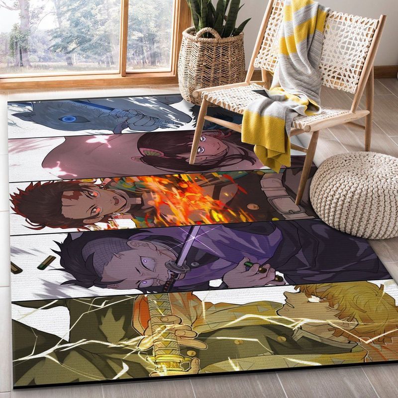 Anime Demon Slayer 5 Carpet Area Rug