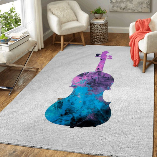 Violino Music Art Carpet Area Rug