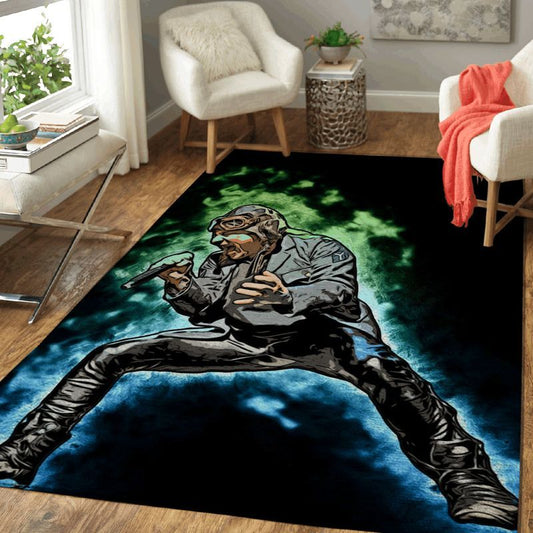 Bruce Dickinson Music Pop Art Carpet Area Rug