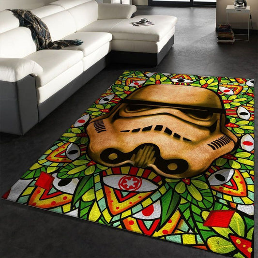 Stormtrooper Helmet Star Wars Carpet Area Rug