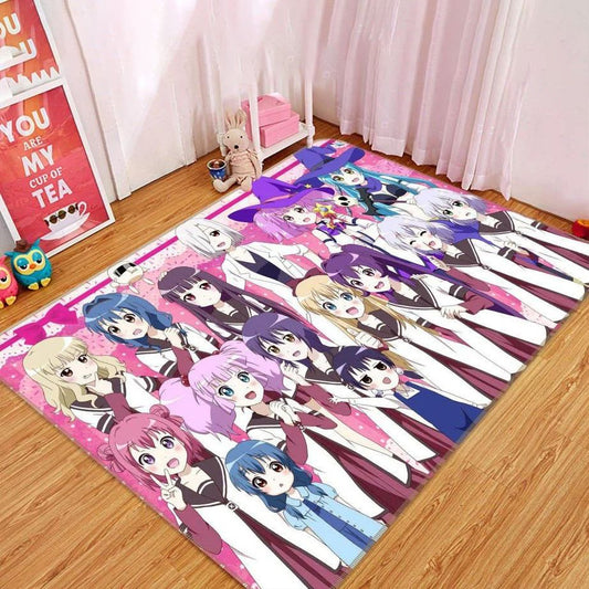 Yuruyuri Anime 3 Carpet Area Rug