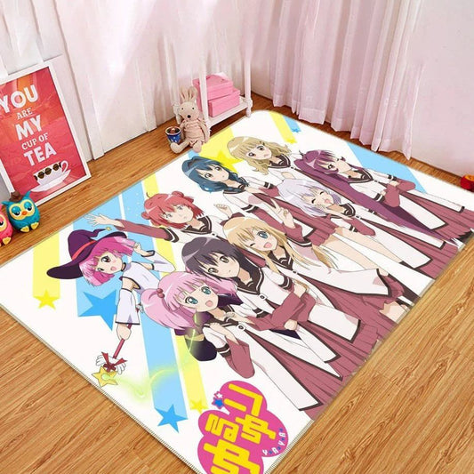 Yuruyuri Anime 1 Carpet Area Rug