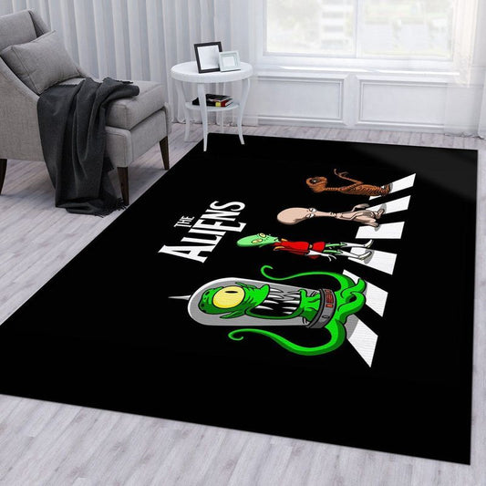 The Aliens Abbey Road Carpet Area Rug