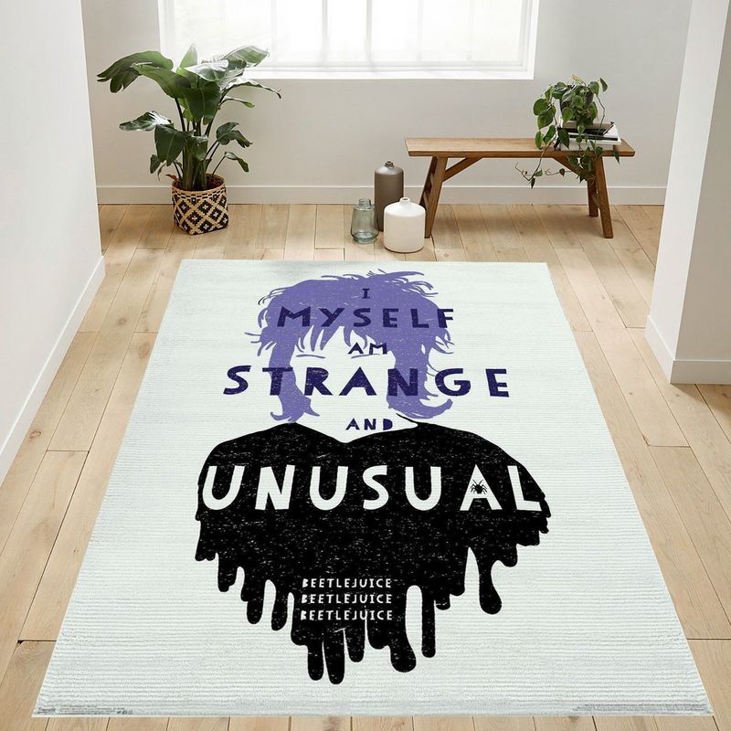 Beetlejuice Strange Carpet Area Rug