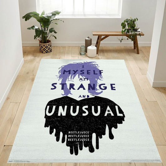 Beetlejuice Strange Carpet Area Rug