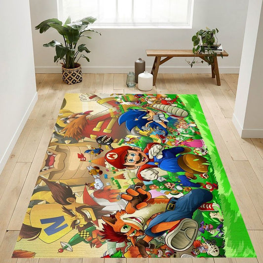 Super Mario 24 Carpet Area Rug