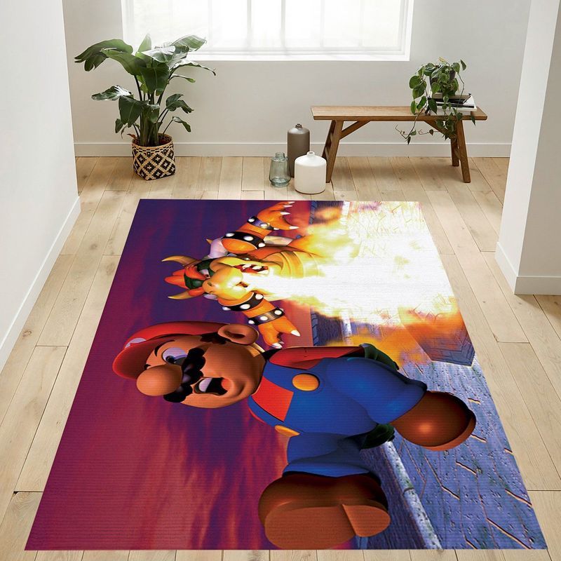 Super Mario 1 Carpet Area Rug