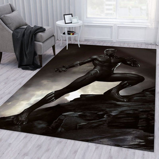 Black Panther Marvel 5 Carpet Area Rug