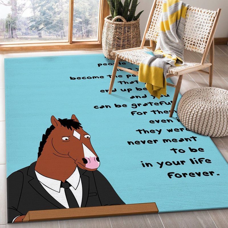 Bojack Horseman Show Quote Carpet Area Rug