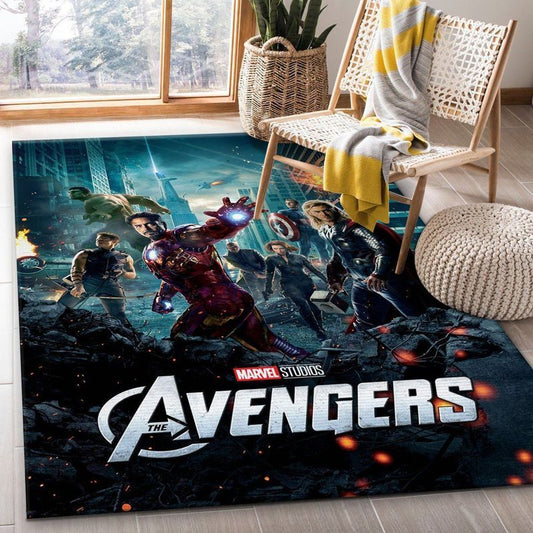 Avengers Movie Carpet Area Rug
